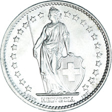 Coin, Switzerland, 2 Francs, 1967, Bern, MS(65-70), Silver, KM:21