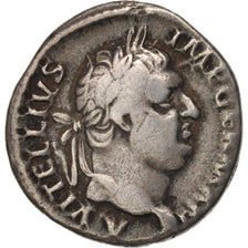 Vitellius, Denarius, Lyons, VF(20-25), Silver, RIC #62, 3.32