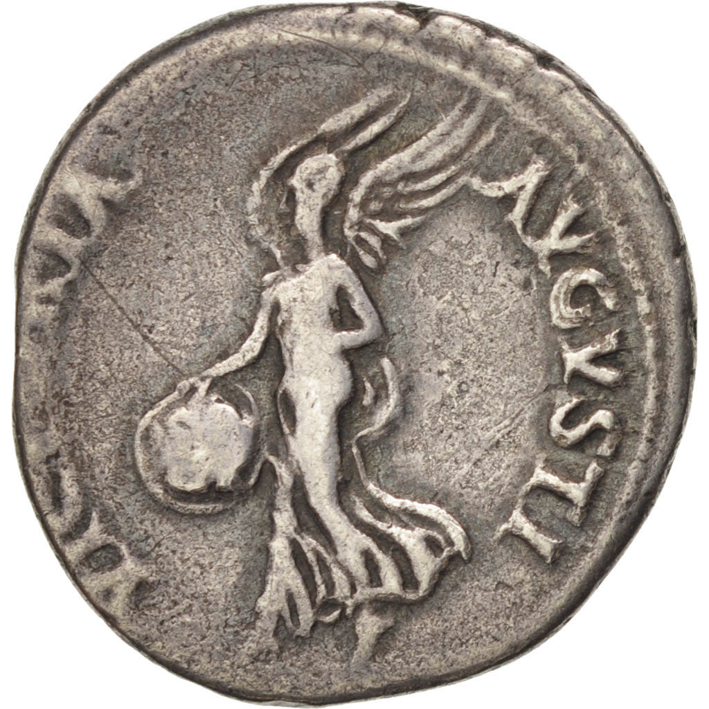Vitellius, Denarius, Lyons, VF(20-25), Silver, RIC #62, 3.32