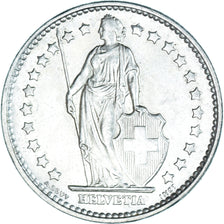 Coin, Switzerland, Franc, 1965, Bern, MS(65-70), Silver, KM:24