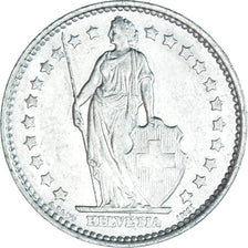 Coin, Switzerland, Franc, 1967, Bern, MS(63), Silver, KM:24