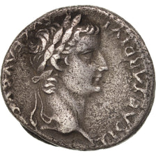 Tiberius, Denarius, Lyons, EF(40-45), Silver, RIC #30, 3.57