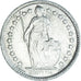 Münze, Schweiz, 1/2 Franc, 1964, Bern, UNZ+, Silber, KM:23