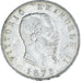 Coin, Italy, Vittorio Emanuele II, 5 Lire, 1875, Milan, EF(40-45), Silver