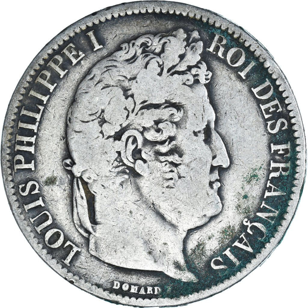 Coin, France, Louis-Philippe, 5 Francs, 1831, Lille, VF(20-25), Silver