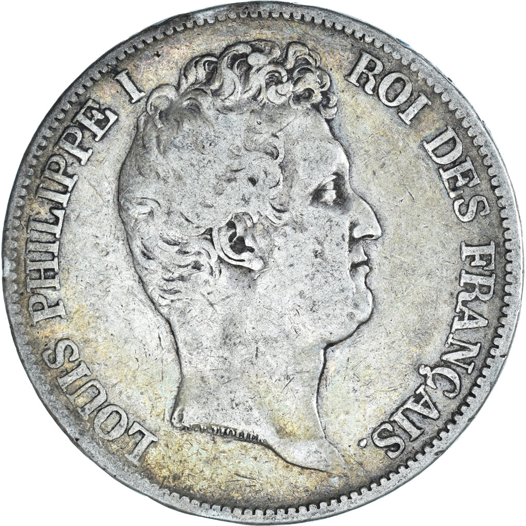 Coin, France, Louis-Philippe, 5 Francs, 1830, Lille, VF(20-25), Silver