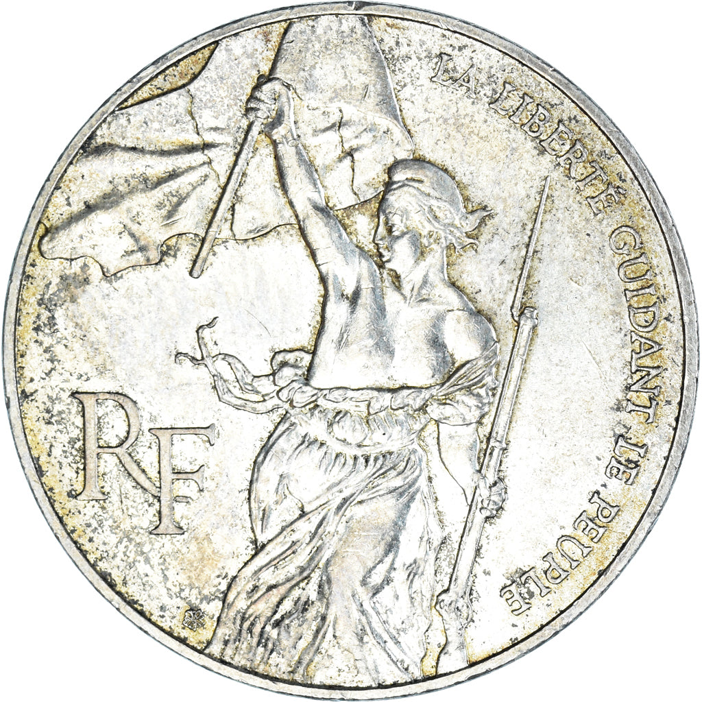 Coin, France, Liberté guidant le peuple, 100 Francs, 1993, AU(50-53), Silver