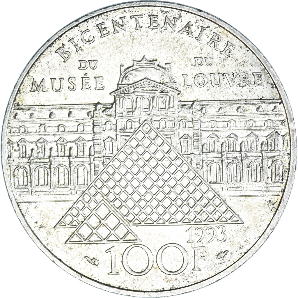 Coin, France, Liberté guidant le peuple, 100 Francs, 1993, AU(50-53), Silver