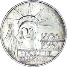 Münze, Frankreich, Statue de la Liberté, 100 Francs, 1986, SS+, Silber