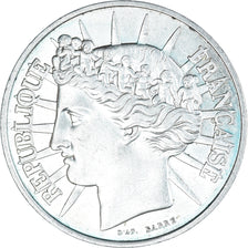 Coin, France, Fraternité, 100 Francs, 1988, AU(50-53), Silver, KM:966