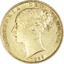 Coin, Australia, Victoria, Sovereign, 1885, Melbourne, EF(40-45), Gold, KM:7