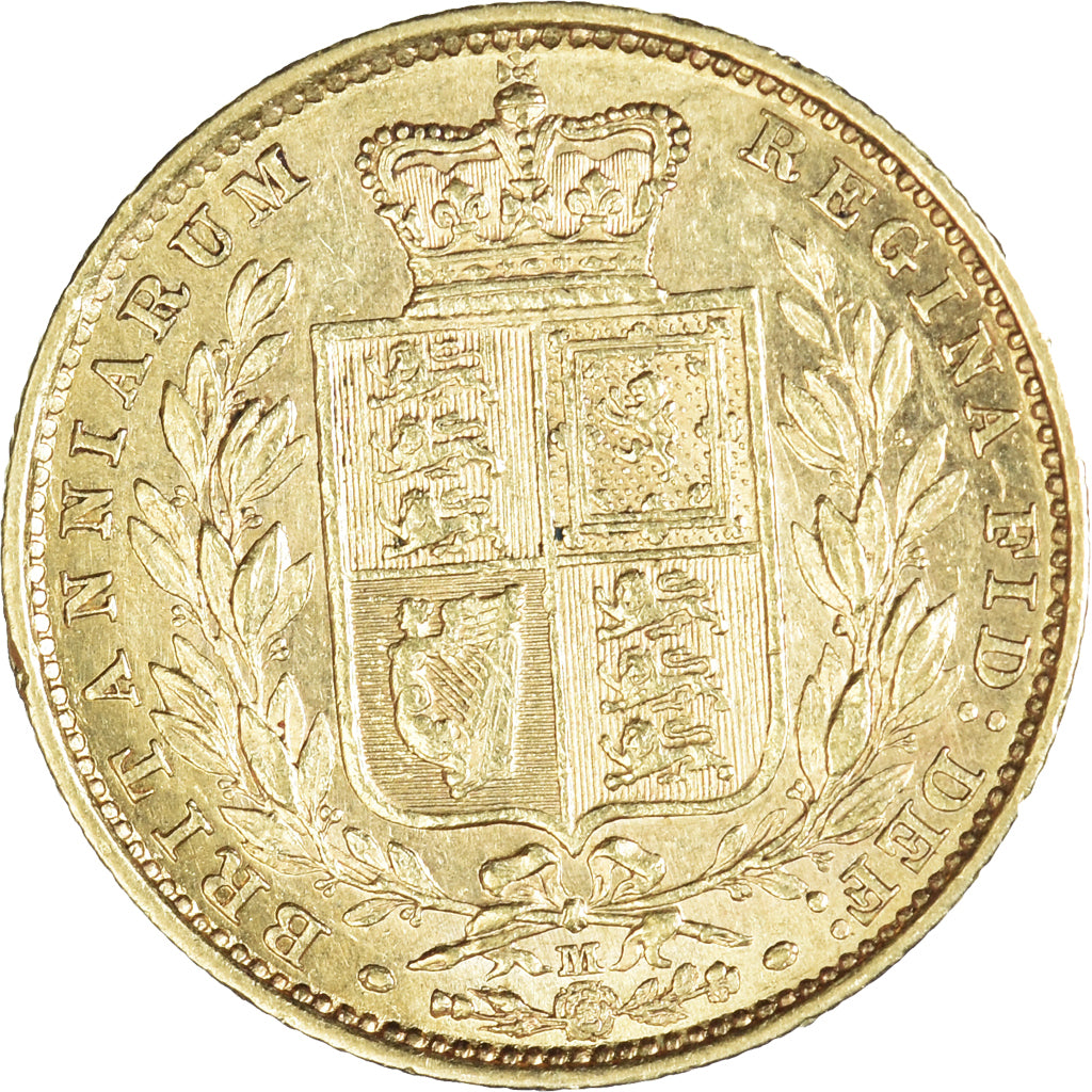 Coin, Australia, Victoria, Sovereign, 1885, Melbourne, EF(40-45), Gold, KM:7