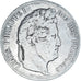 Moneta, Francia, Louis-Philippe, 5 Francs, 1833, Strasbourg, MB, Argento