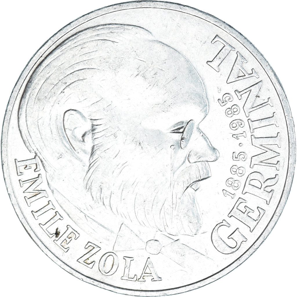 Coin, France, Germinal, 100 Francs, 1985, Paris, AU(50-53), Silver, KM:957