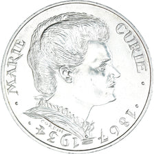 Moneda, Francia, Marie Curie, 100 Francs, 1984, MBC+, Plata, KM:955, Gadoury:899