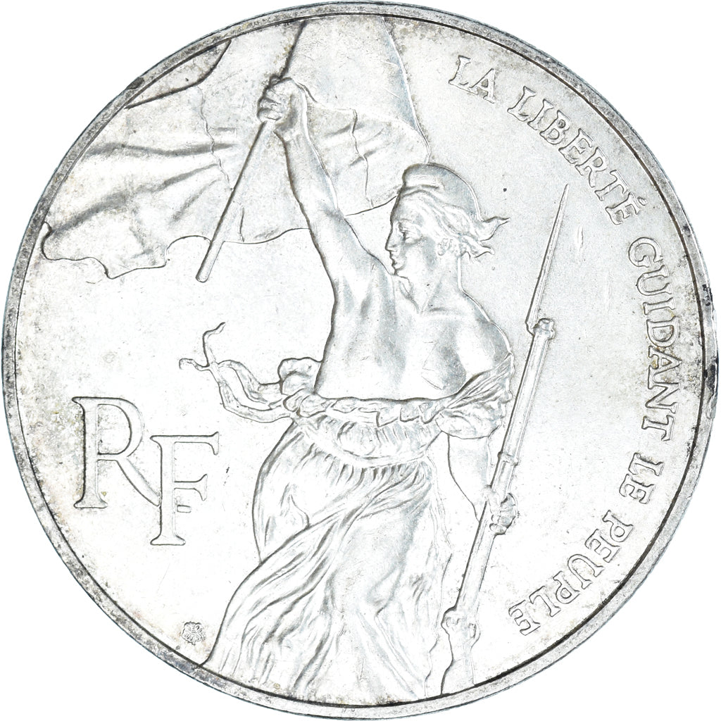 Coin, France, Liberté guidant le peuple, 100 Francs, 1993, AU(50-53), Silver