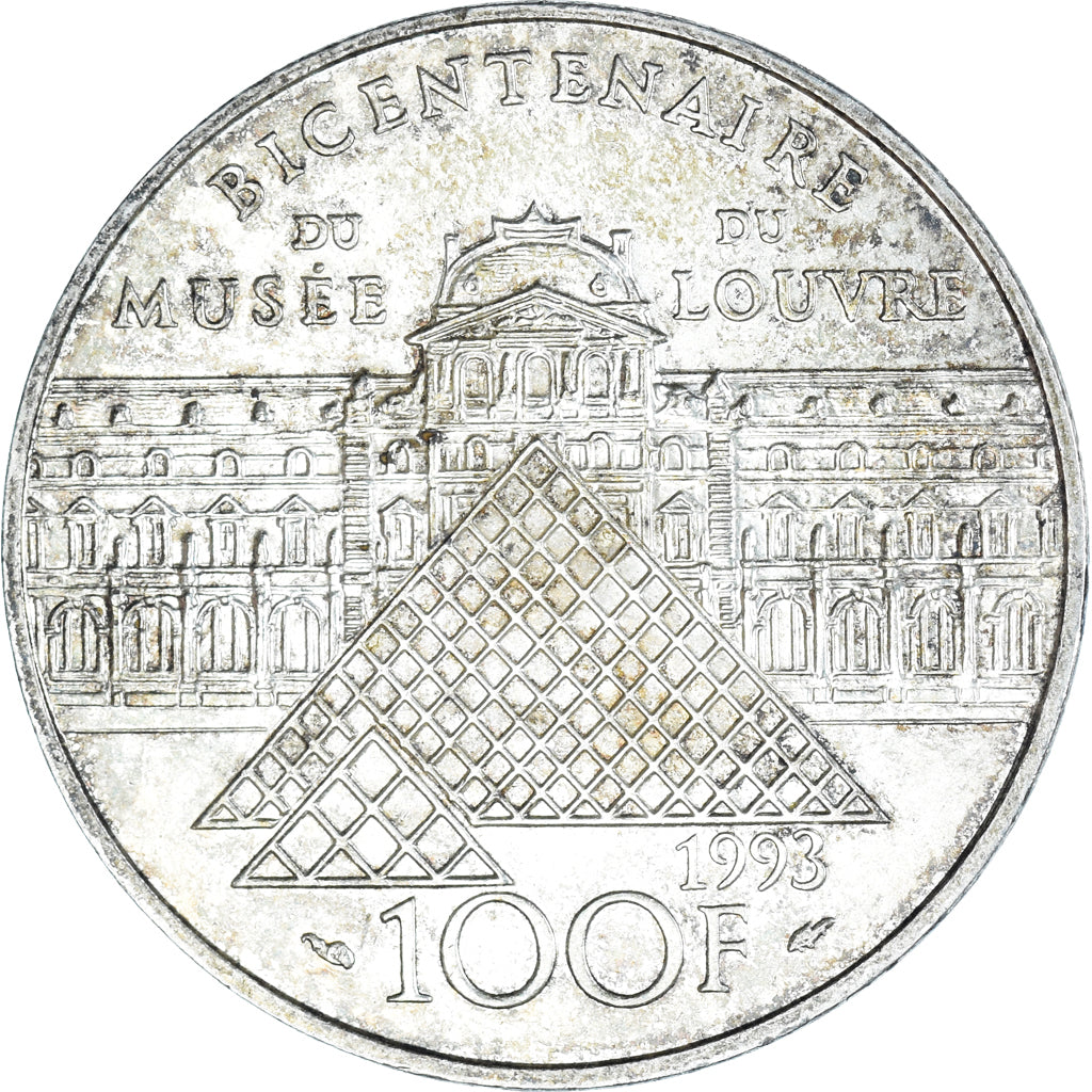 Coin, France, Liberté guidant le peuple, 100 Francs, 1993, AU(50-53), Silver