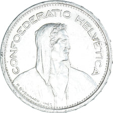 Coin, Switzerland, 5 Francs, 1954, Bern, AU(50-53), Silver, KM:40