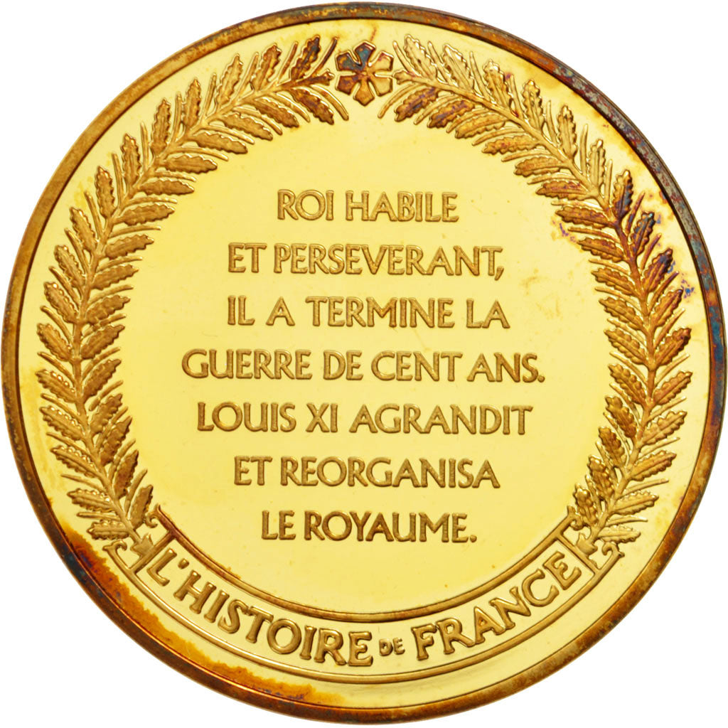 Frankrijk, Medal, French Fifth Republic, History, UNC-, Vermeil
