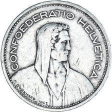 Coin, Switzerland, 5 Francs, 1933, Bern, EF(40-45), Silver, KM:40