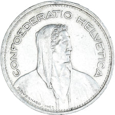 Coin, Switzerland, 5 Francs, 1954, Bern, EF(40-45), Silver, KM:40