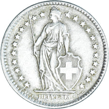 Coin, Switzerland, 2 Francs, 1959, Bern, AU(50-53), Silver, KM:21