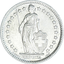 Münze, Schweiz, 2 Francs, 1961, Bern, VZ, Silber, KM:21