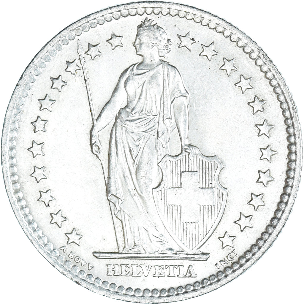 Moneta, Svizzera, 2 Francs, 1964, Bern, SPL, Argento, KM:21
