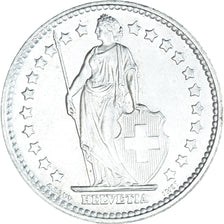 Coin, Switzerland, Franc, 1958, Bern, MS(60-62), Silver, KM:24