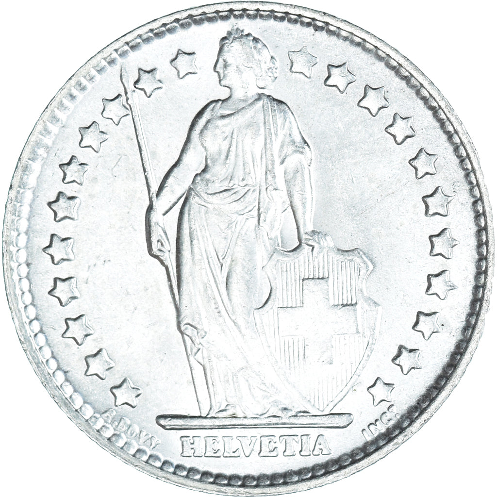 Moneta, Svizzera, Franc, 1964, Bern, SPL, Argento, KM:24