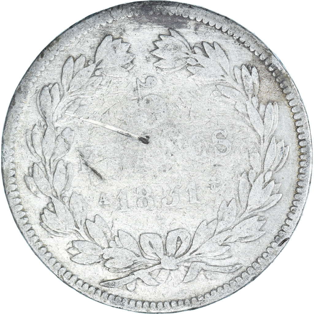 Moeda, França, Louis-Philippe, 5 Francs, 1831, Paris, F(12-15), Prata