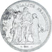 Moneta, Francja, Hercule, 5 Francs, 1848, Paris, VF(30-35), Srebro, KM:756.1