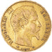 Moneta, Francia, Napoleon III, 20 Francs, 1855, Lyon, BB, Oro, KM:781.3