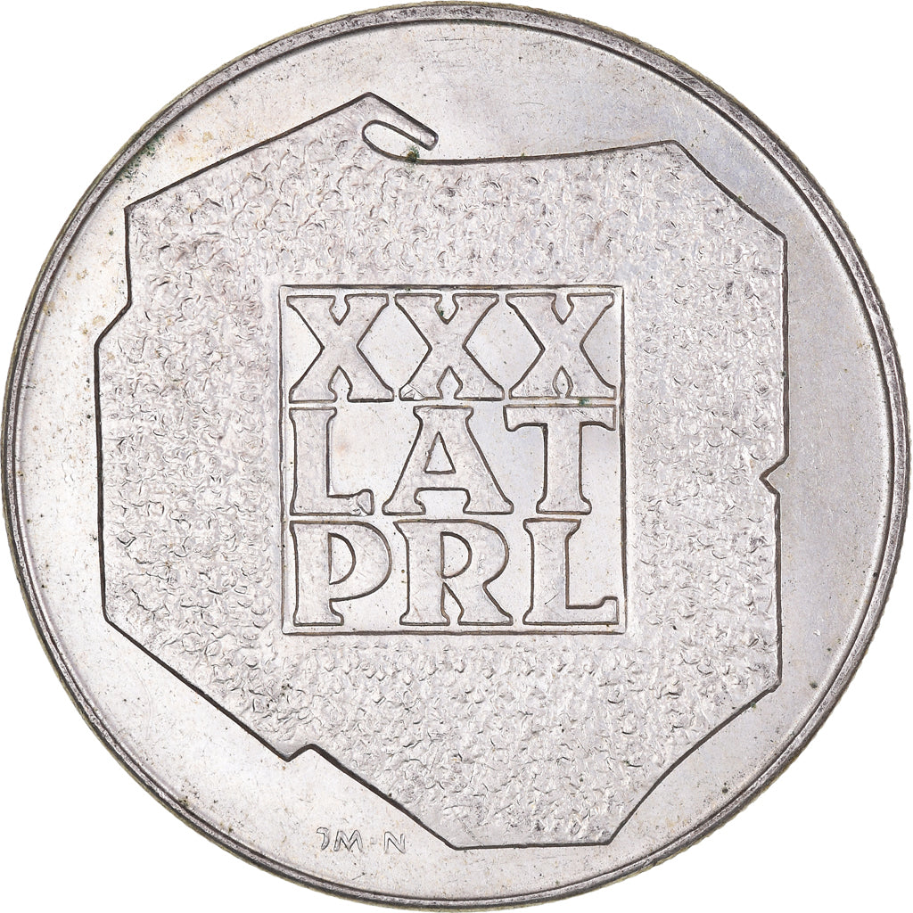 Coin, Poland, 200 Zlotych, 1974, Warsaw, EF(40-45), Silver, KM:72