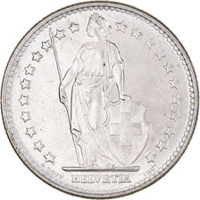 Moeda, Suíça, 2 Francs, 1965, Bern, MS(60-62), Prata, KM:21