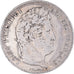 Coin, France, Louis-Philippe, 5 Francs, 1834, Rouen, VF(20-25), Silver