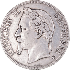 Coin, France, Napoleon III, 5 Francs, 1868, Strasbourg, VF(20-25), Silver