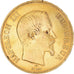 Moeda, França, Napoleon III, 100 Francs, 1857, Paris, EF(40-45), Dourado