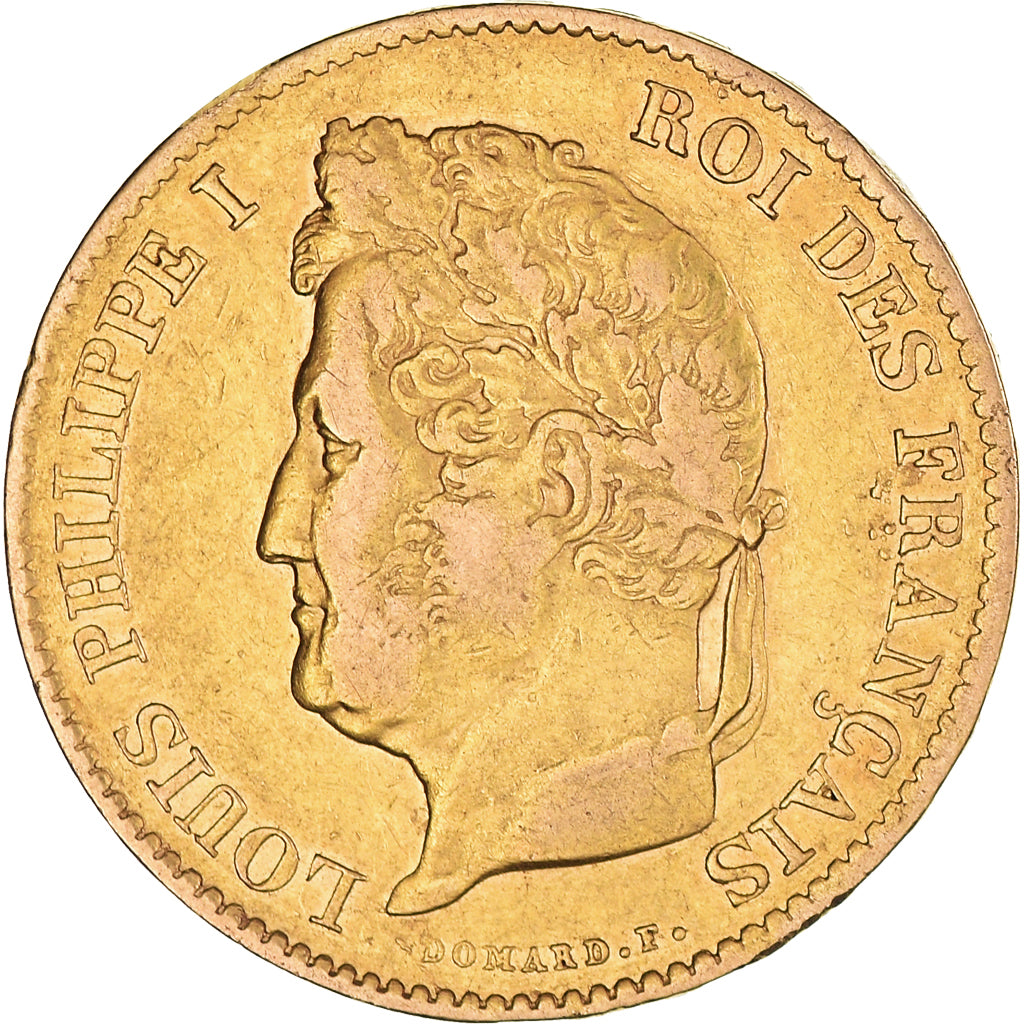 Munten, Frankrijk, Louis-Philippe, 40 Francs, 1834, Paris, ZF, Goud, KM:747.1