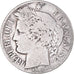 Moeda, França, Cérès, Franc, 1881, Paris, 1 Franc, VF(20-25), Prata