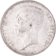 Coin, Belgium, Albert I, Franc, 1910, Brussels, AU(50-53), Silver, KM:73.1