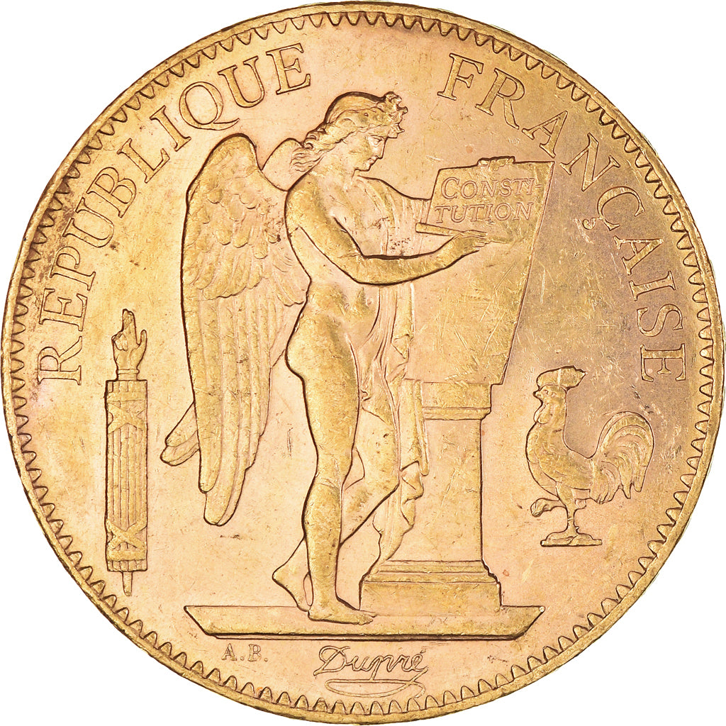 Coin, France, 100 Francs, 1911, Paris, AU(50-53), Gold, KM:858, Gadoury:1137a