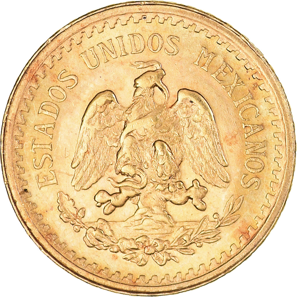 Moneta, Messico, 2-1/2 Pesos, 1945, Mexico City, SPL, Oro, KM:463
