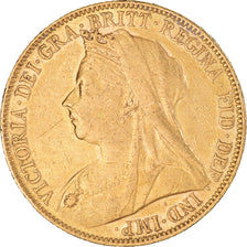 Coin, Australia, Victoria, Sovereign, 1899, Perth, AU(50-53), Gold, KM:13