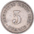 Coin, GERMANY - EMPIRE, Wilhelm II, 5 Pfennig, 1908, Muldenhütten, EF(40-45)