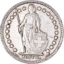 Coin, Switzerland, 1/2 Franc, 1939, Bern, AU(55-58), Silver, KM:23