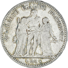 Coin, France, Hercule, 5 Francs, 1875, Paris, VF(30-35), Silver, KM:820.1