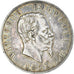 Moeda, Itália, Vittorio Emanuele II, 5 Lire, 1873, Milan, EF(40-45), Prata