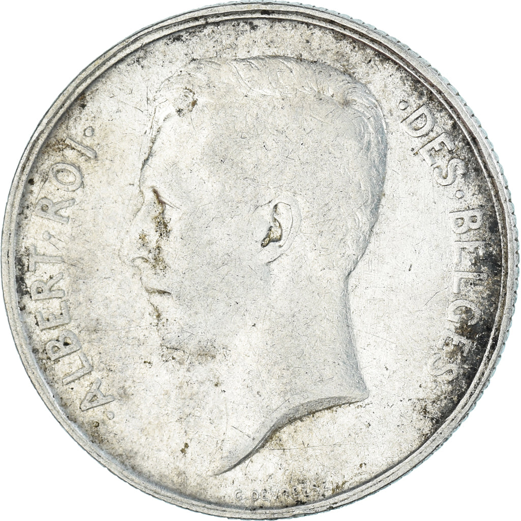 Moneta, Belgio, 2 Francs, 2 Frank, 1911, MB+, Argento, KM:74