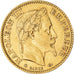 Moneda, Francia, Napoleon III, 10 Francs, 1865, Paris, MBC+, Oro, KM:800.1